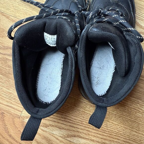 Timberland Youth Winter Boys Boots US size 4.5 Black Leather - Picture 5 of 6